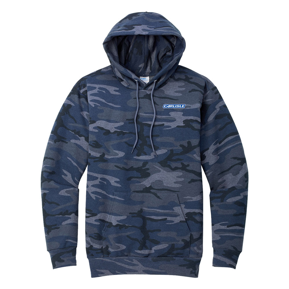 PORT & COMPANY FLEECE CAMO HOODED SWEATSHIRT