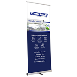 33.5" RETRACTABLE BANNER KIT (POLYISO)