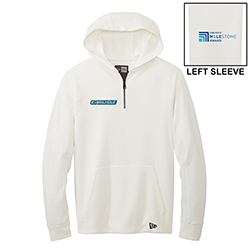 MEN'S NEW ERA 1/4-ZIP HOODIE (M1LESTONE)